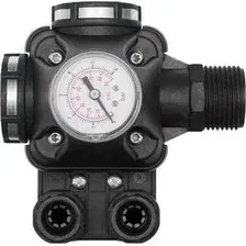 Датчик давления Italtecnica PM5-3W с манометром и 5-ти выводным штуцером PM5.3WG.44.00.100.00