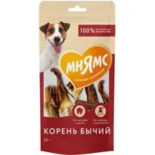 Лакомство Мнямс для собак Корень бычий 50г