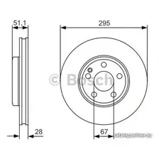 Тормозной диск Bosch 0986479A01
