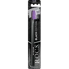 Зубная щетка R.O.C.S Black Edition Classic средняя
