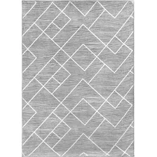 Ковер для жилой комнаты Plato Hali Soft 3084-GREY-WHITE (0.6x1)