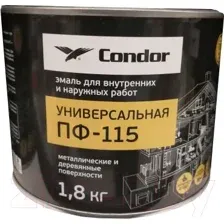 Эмаль ПФ-115 Condor ярко-зеленая 1,8кг