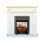 Каминокомплект Smolcom Brighton STD-ASP с RealFlame Fobos-S Lux BL LT (белый, золото)