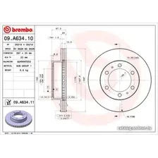 Тормозной диск Brembo 09A63410