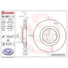 Тормозной диск Brembo 09B97111
