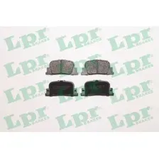Колодки тормозные дисковые задн задние TOYOTA CAMRY 91-06 PRIUS 03-11 GEELY FCSC7 BYD F3Yuan LPR/AP 05P1112