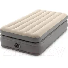 Надувная кровать Intex Prime Comfort Elevated 64162 (встроенный электронный насос/сумка/ремкомплект)