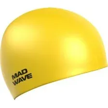 Шапочка для плавания Mad Wave Intensive Big (желтый)
