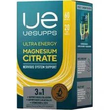 Витамины, минералы UESupps Магния цитрат (60 капсул)