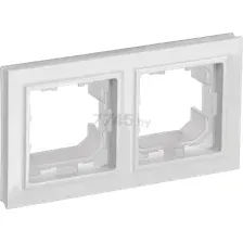Рамка двухместная IEK Brite белый (BR-M22-44-K01)
