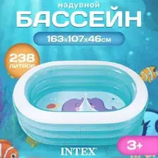 Надувной бассейн Intex 57482NP (163x107x46)