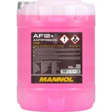 Антифриз Mannol AF12+ концентрат -75C (красный) 10л
