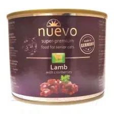 Влажный корм для кошек Nuevo Senior Lamb & Cranberries / 95116 (200г)