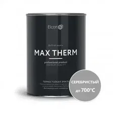 Эмаль термостойкая Elcon серебро 800г 700 град.