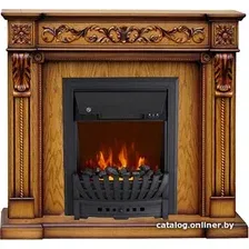 Каминокомплект Smolcom Neapol STD-ASP с Aspen Black (дуб антик)