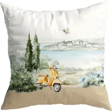 Чехол на подушку Listelle collection Итальяно скутер 814701/4