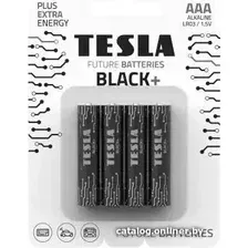 Батарейка Tesla Batteries Black+ AAA LR03 1.5V 1099137268 4 шт