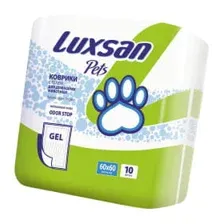 Коврики (пеленки) LUXSAN Premium GEL для животных 60х60, 10 шт