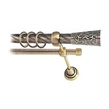 Карниз для штор Lm Decor Византия 066 2р витой 25/16мм (антик, 3.6м)