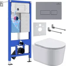Инсталляция с унитазом подвесным Roxen StounFix Dual Fresh 966808