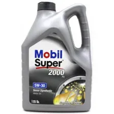 Масло моторное Mobil Super 2000 X1 5W-30  полусинт. 5л.