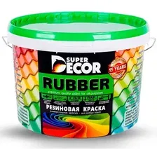 Резиновая краска №01 Ондулин зеленый 1 кг SUPER DECOR