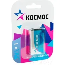 Батарейка Космос 6LR61 1B / KOC6LR61MAX1BL