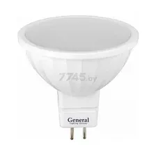 Лампа светодиодная General GLDEN-MR16-B-7-230-GU5.3-4000 660155