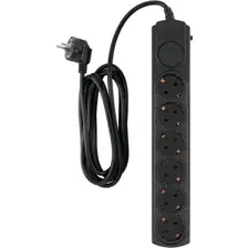 Сетевой фильтр IPPON BK-6-EU-5-10-B (5м, 6 розеток, черный)