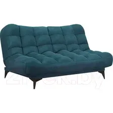 Диван Мебель-АРС Арно (бархат сине-зеленый Star Velvet 43 Black Green)