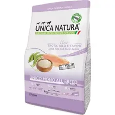 Сухой корм для собак Unica Natura Unico Mono All Breed с форелью, рисом, конскими бобами 12 кг