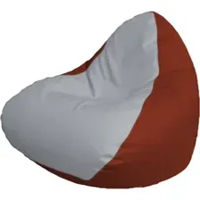 Кресло-мешок Flagman Relax Р2.3-56 (белый/красный)