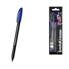 Набор ручек шариковых синих "U-108 Stick Black Edition" (1,0 мм; 3 шт.)