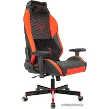 геймерское кресло Бюрократ Knight Neon, красный