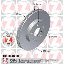 Тормозной диск Zimmermann 400361820