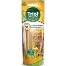 Лакомство для кошек Triol Колбаски из курицы с треской (40 г)