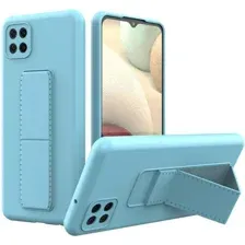 Чехол-накладка Bingo Stand для Galaxy A22S/A22 5G (голубой)