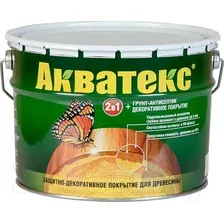 Защитно-декоративный состав Акватекс 2в1 (9л, дуб)