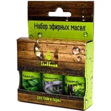 Главбаня Набор эфирных масел Б701 3x17 мл