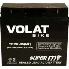 Мотоаккумулятор VOLAT YB19L-BS MF R+ (20 А/ч)
