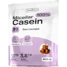 Казеин (мицеллярный) Healthys 100% Micellar Casein (900г, сливочная карамель)