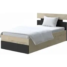 Кровать PROxSON Milton с ПМ 80x190 (бунратти/черный)