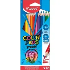 Цветные карандаши Maped Color Peps, Strong, 862712ZM, 12 штук