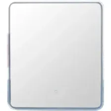Symbolite Шкаф с зеркалом для ванной Каре 70x80 (с подсветкой, сенсор на зеркале)