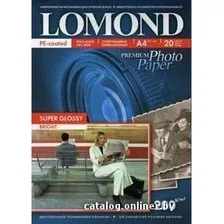 Фотобумага Lomond Super Glossy Bright A4 200 г/кв.м 20 листов (1101112)