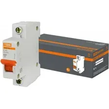 Выключатель автоматический TDM ВА 47-63 1Р 10А (C) 4.5кА SQ0218-0002