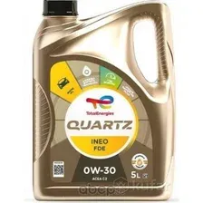 Моторное масло TOTAL QUARTZ INEO FDE 0W-30 5л API SN ACEA C2 WSS-M2C-950-A