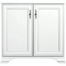 Тумба Black Red White Kentaki S320-KOM2D (белый/белый)