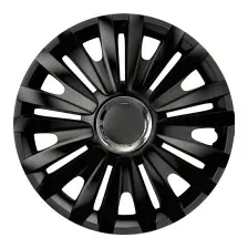 Набор колпаков на диски Versaco Royal RC 13" 13ROYALRCB (4шт, черный/хром)