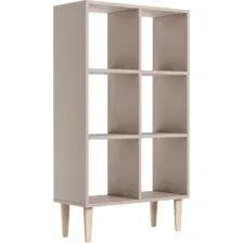 Стеллаж Monofix Одос Вертикальный 6 секций (капучино)